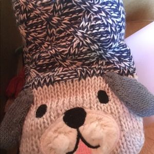 Jane and Bleecker Slipper Socks NEW Puppy 2 pair